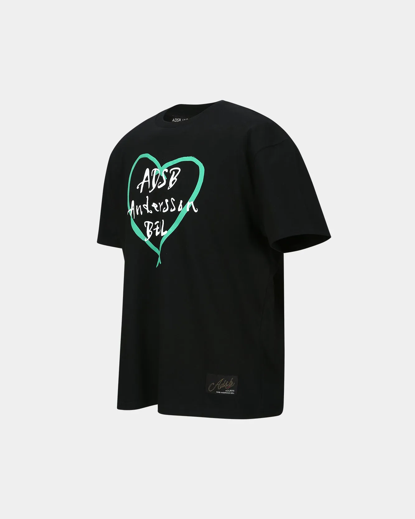 UNISEX HEART KELLY LOGO T-SHIRTS atb1290u(BLACK) sold by Andersson Bell product image thumbnail 3