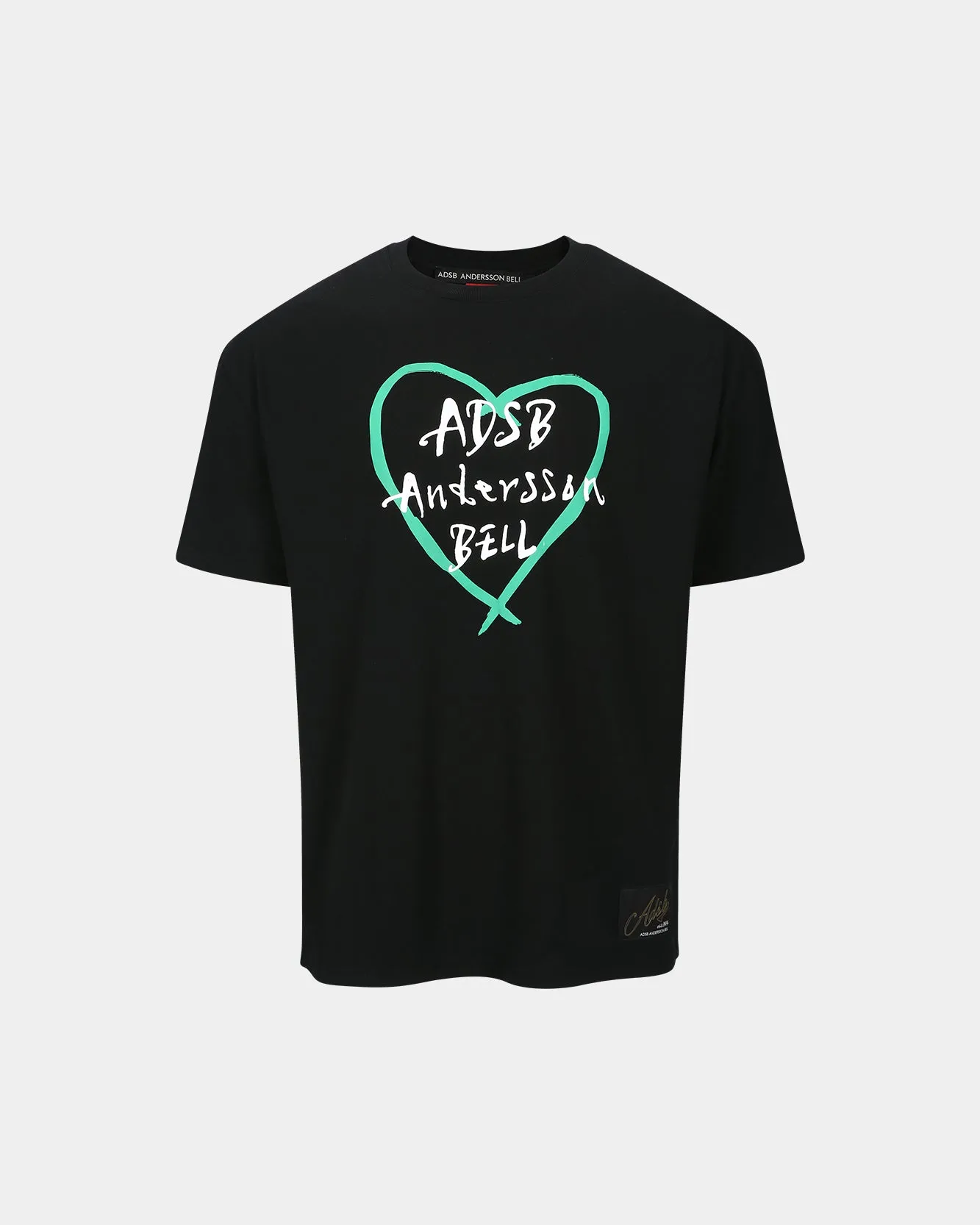 UNISEX HEART KELLY LOGO T-SHIRTS atb1290u(BLACK) sold by Andersson Bell product image thumbnail 2