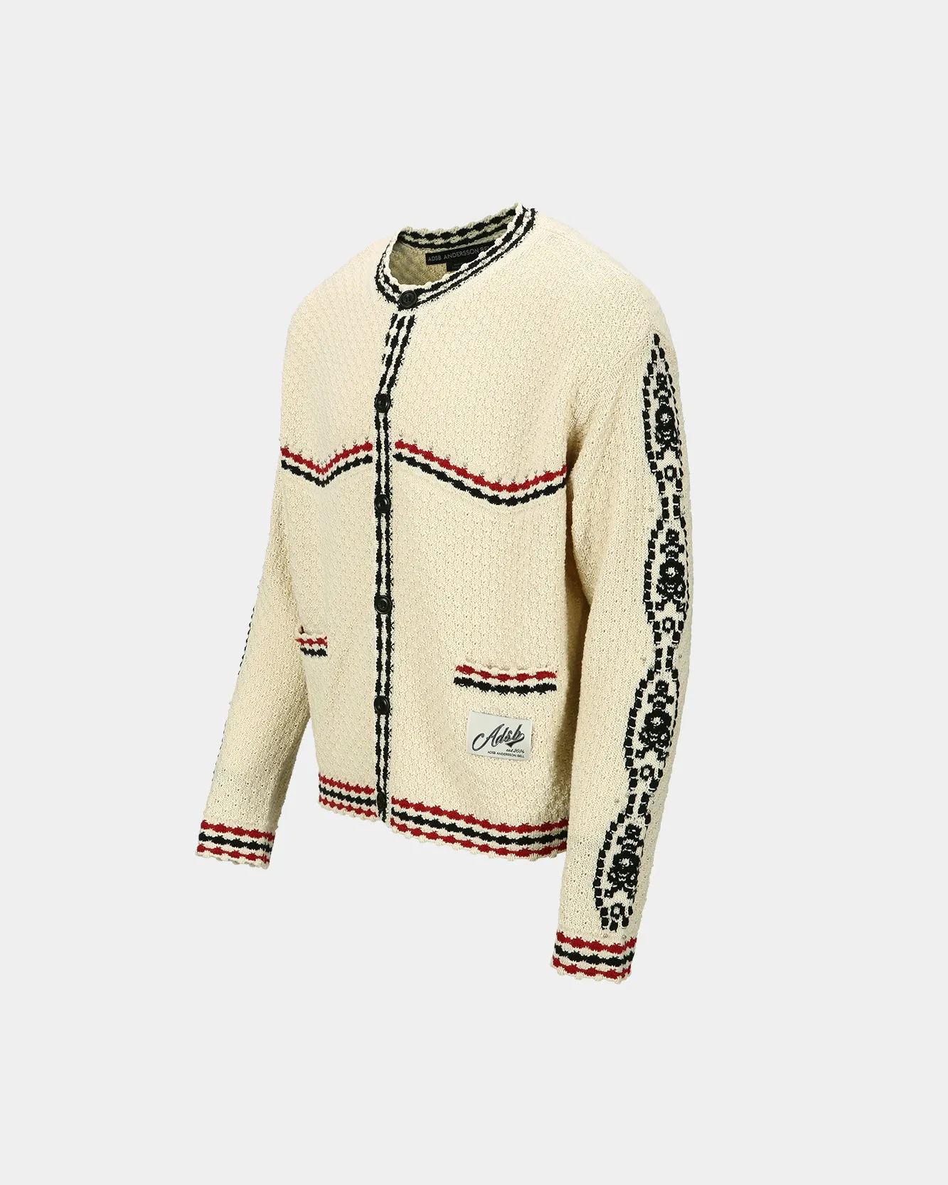 FANTASIA ROUND-NECK CARDIGAN atb1244m(ECRU) sold by Andersson Bell product image thumbnail 3