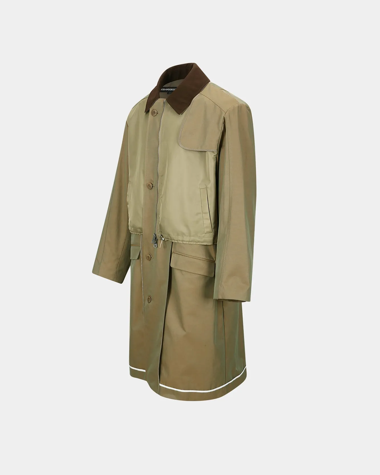 BOMBER MIX COAT awa677m(BEIGE) sold by Andersson Bell product image thumbnail 3