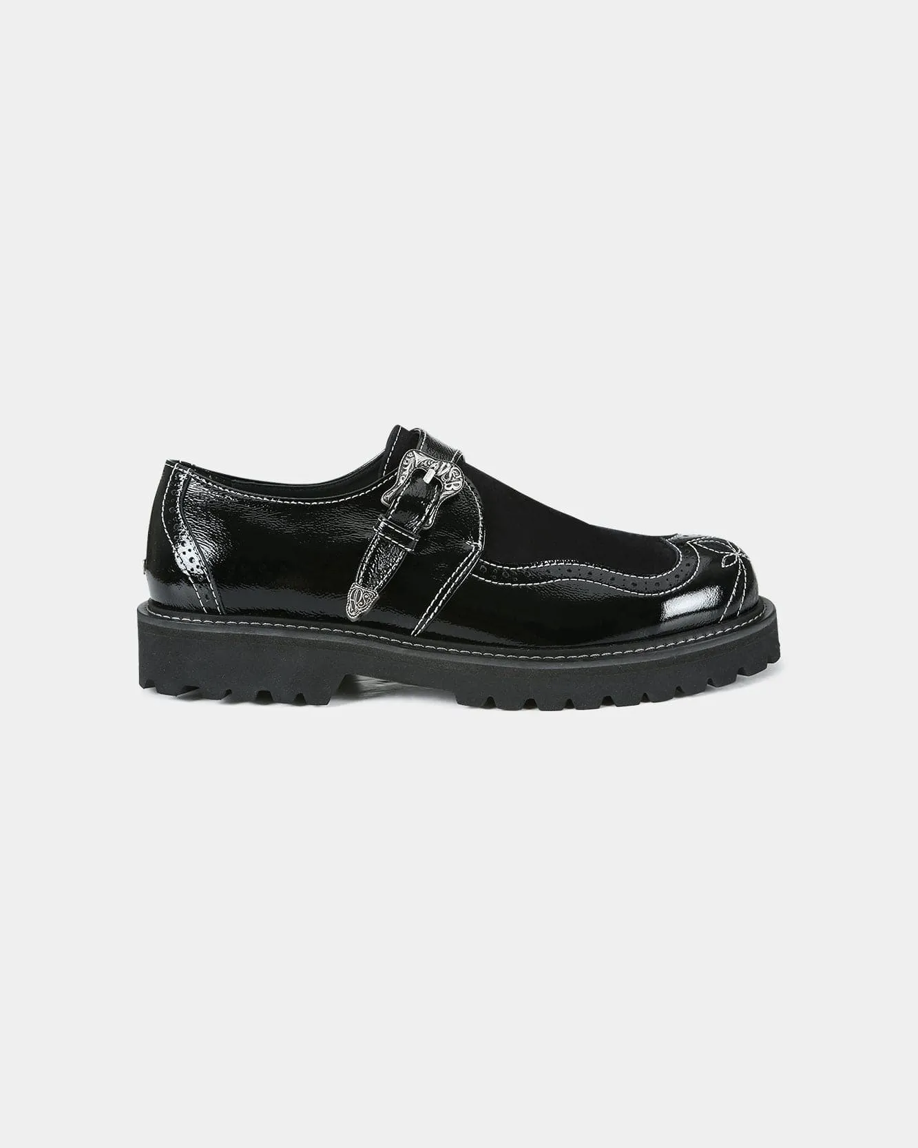 WESTERN BROGUE LOAFERS aaa463m(BLACK) sold by Andersson Bell product image thumbnail 2