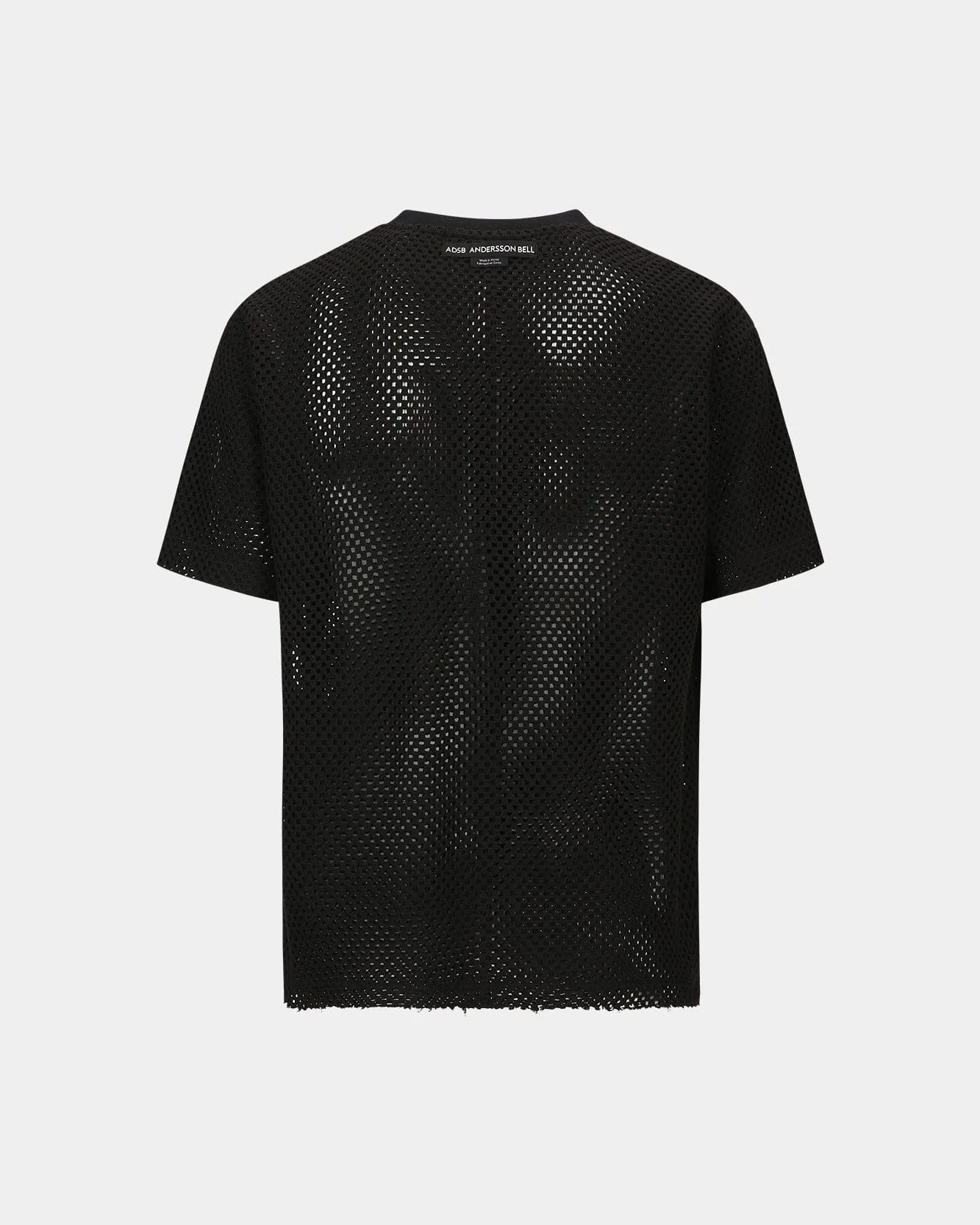 STAR PATCH MESH T-SHIRTS atb1295m(BLACK) sold by Andersson Bell product image thumbnail 4