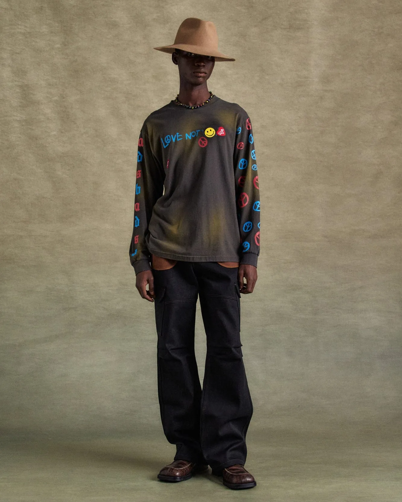 UNISEX LOVE L/S T-SHIRTS atb1254u(CHARACOAL) sold by Andersson Bell