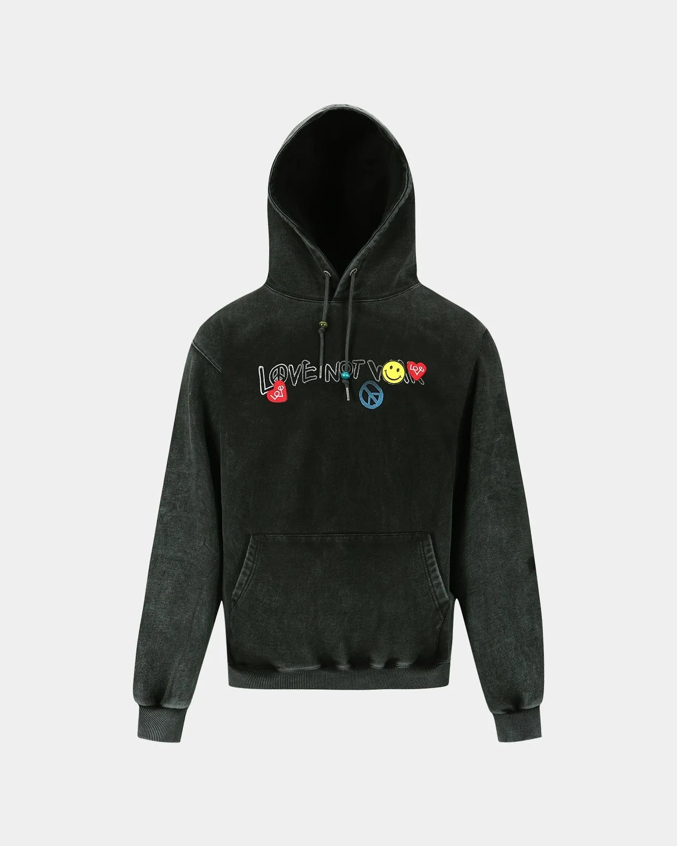 UNISEX LOVE DYED HOODIE atb1253u(BLACK) sold by Andersson Bell product image thumbnail 5