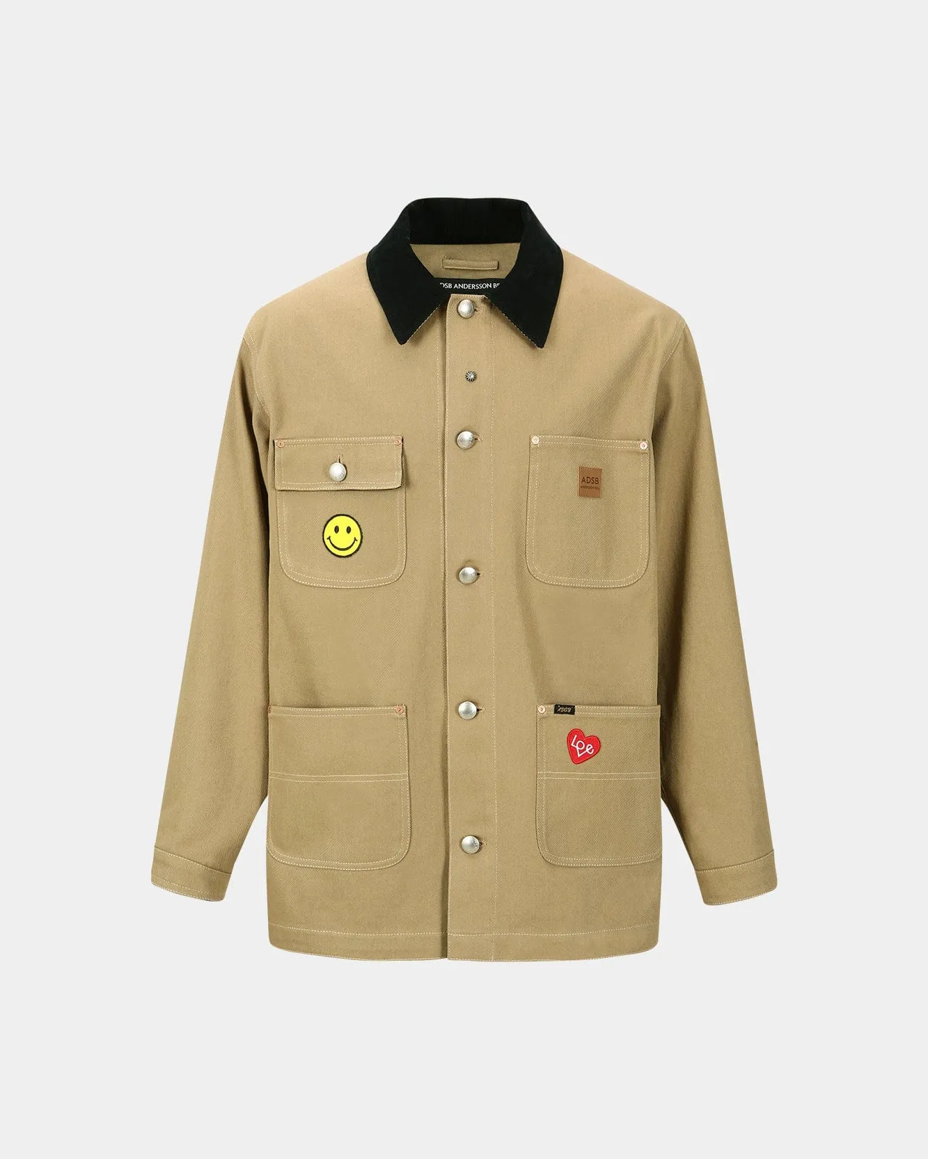 GUITAR PRINTED COTTON JACKET awa678m(TAN) sold by Andersson Bell product image thumbnail 2