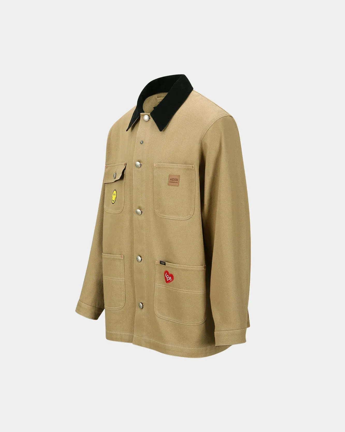 GUITAR PRINTED COTTON JACKET awa678m(TAN) sold by Andersson Bell product image thumbnail 3