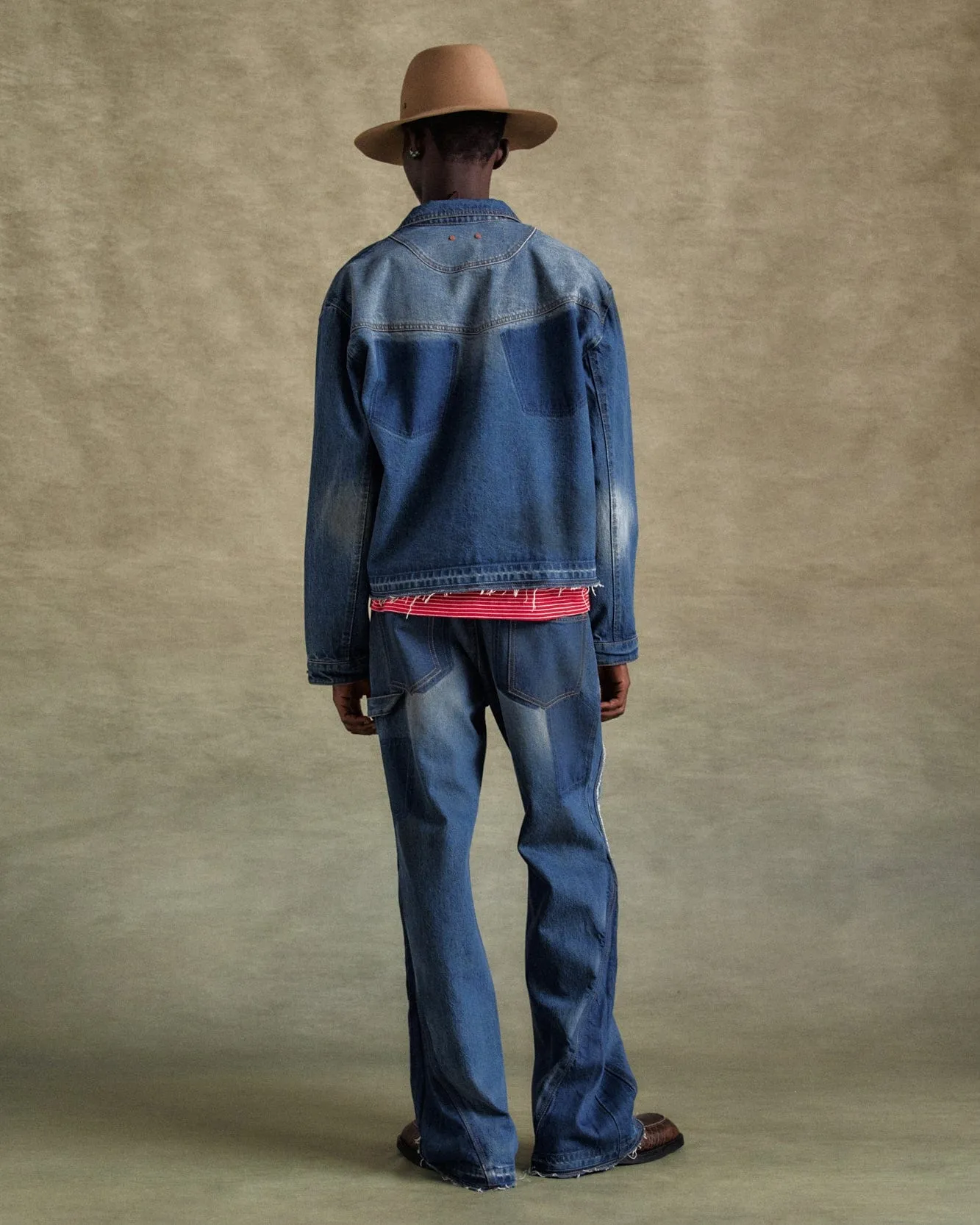 RODEO MOTORCYCLE DENIM JACKET awa676m(BLUE) sold by Andersson Bell product image thumbnail 5