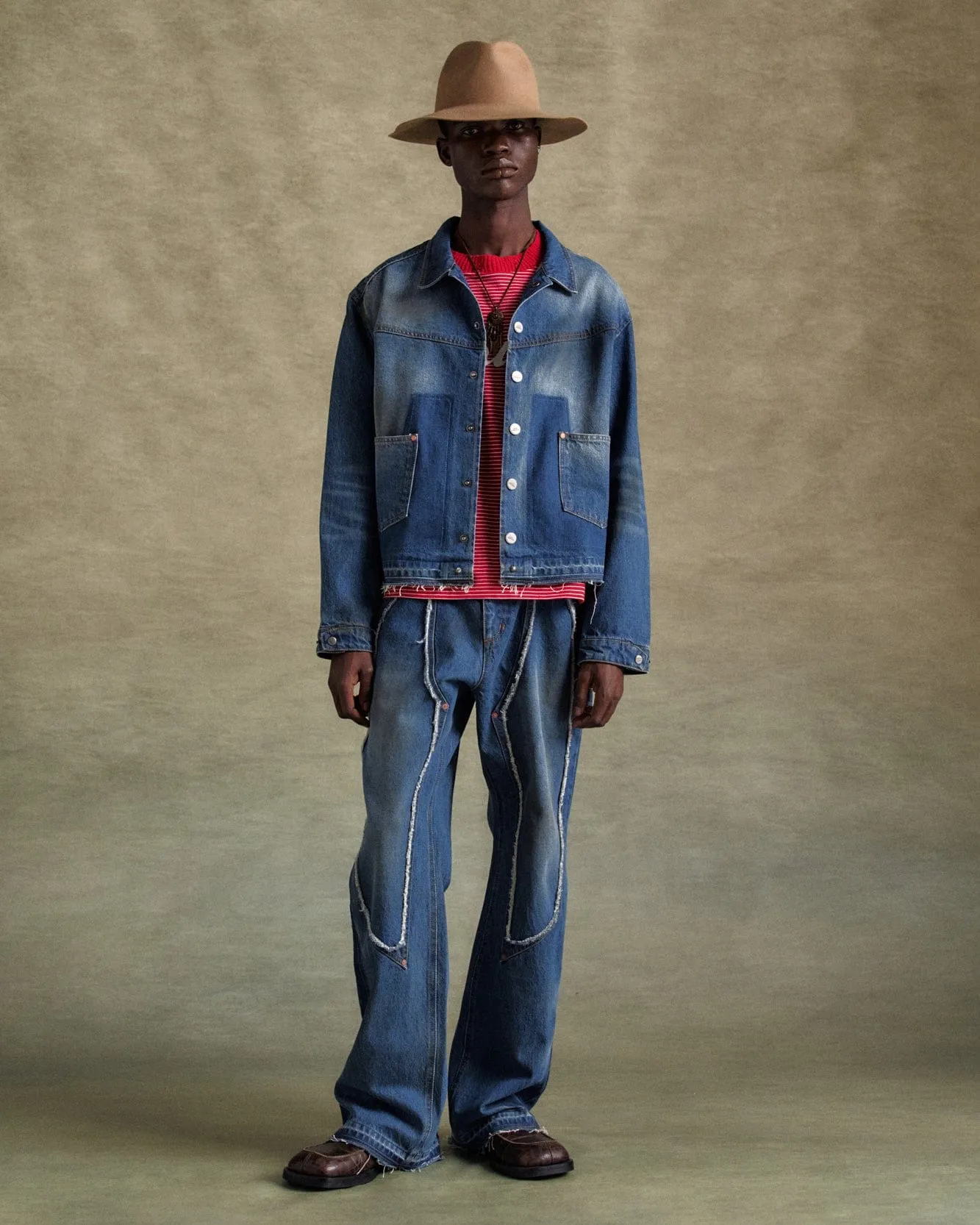 RODEO MOTORCYCLE DENIM JACKET awa676m(BLUE) sold by Andersson Bell