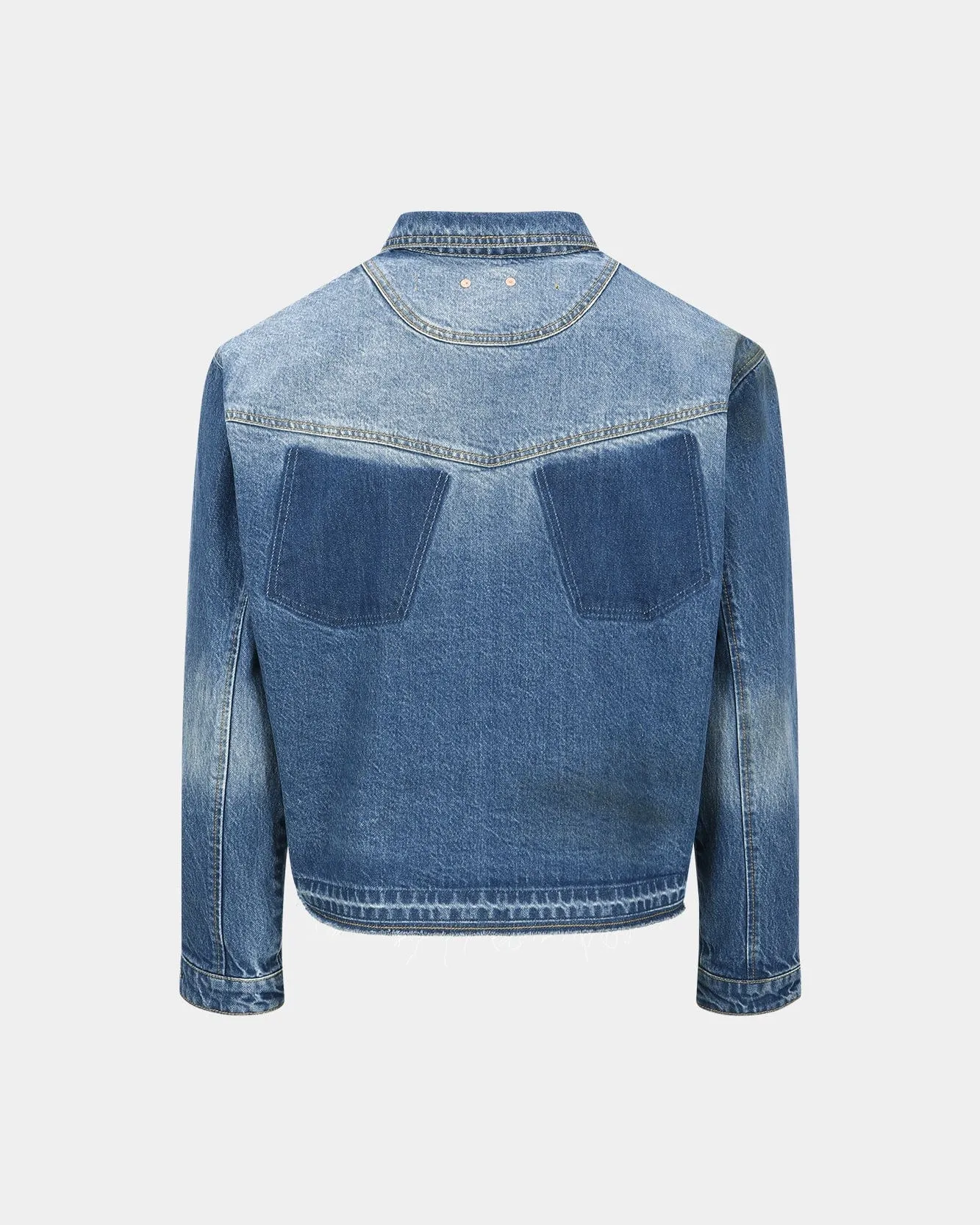 RODEO MOTORCYCLE DENIM JACKET awa676m(BLUE) sold by Andersson Bell product image thumbnail 4