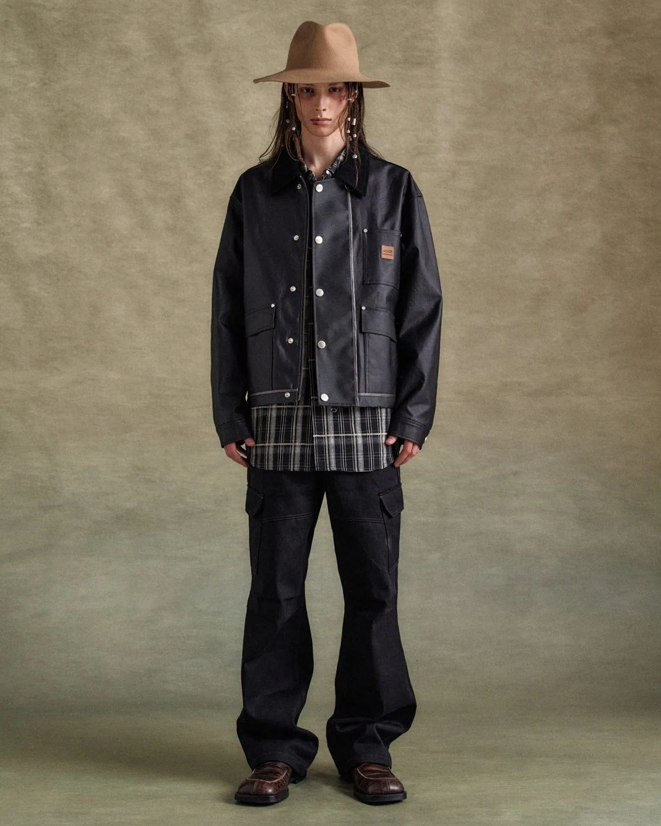 DAWOORI INSIDE OUT JACKET awa674m(BLACK) sold by Andersson Bell product image thumbnail 5