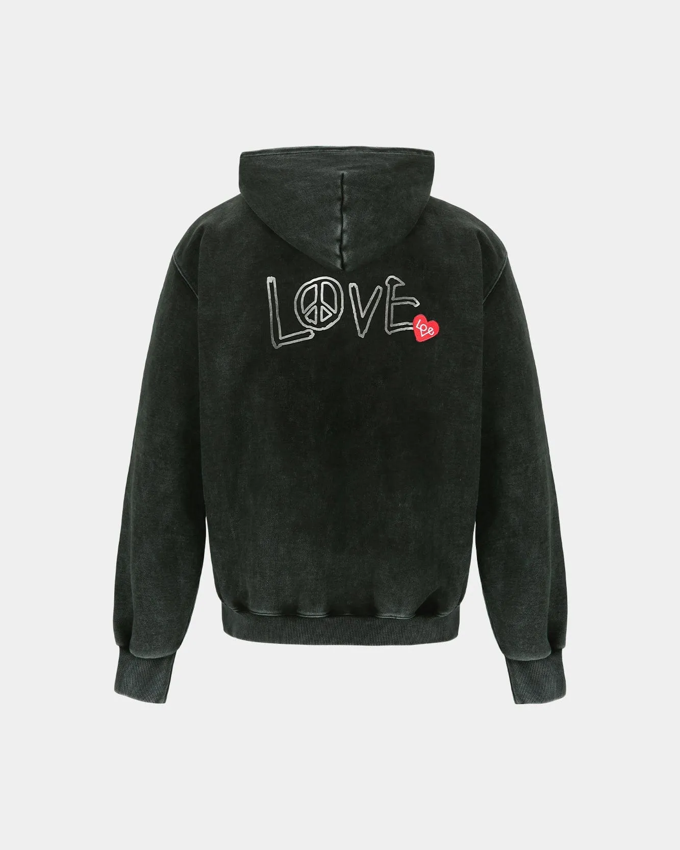 UNISEX LOVE DYED HOODIE atb1253u(BLACK) sold by Andersson Bell product image thumbnail 4