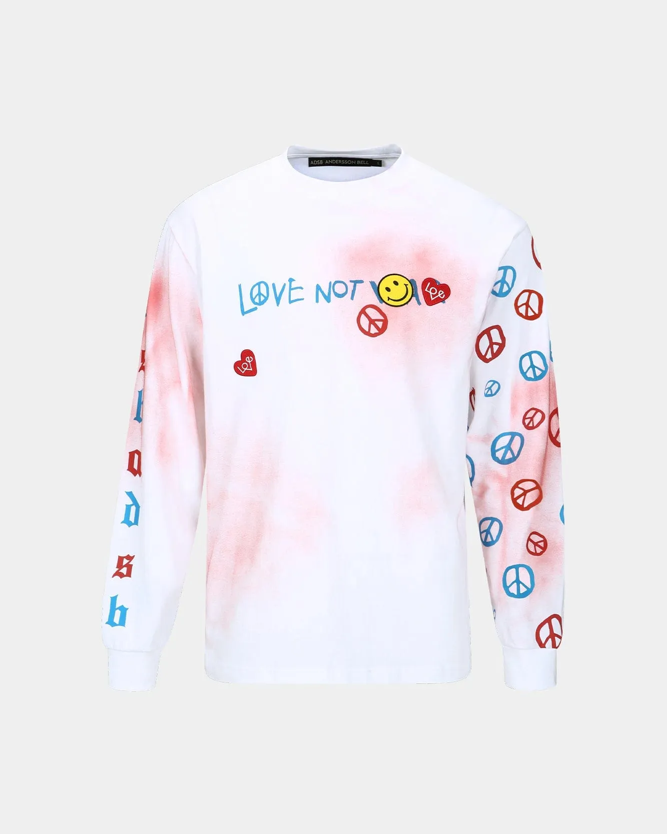 UNISEX LOVE L/S T-SHIRTS atb1254u(WHITE) sold by Andersson Bell product image thumbnail 2