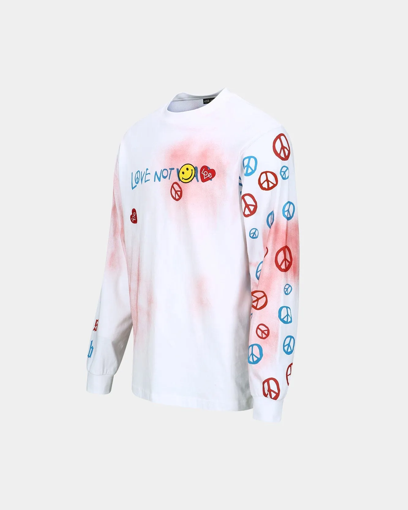 UNISEX LOVE L/S T-SHIRTS atb1254u(WHITE) sold by Andersson Bell product image thumbnail 3