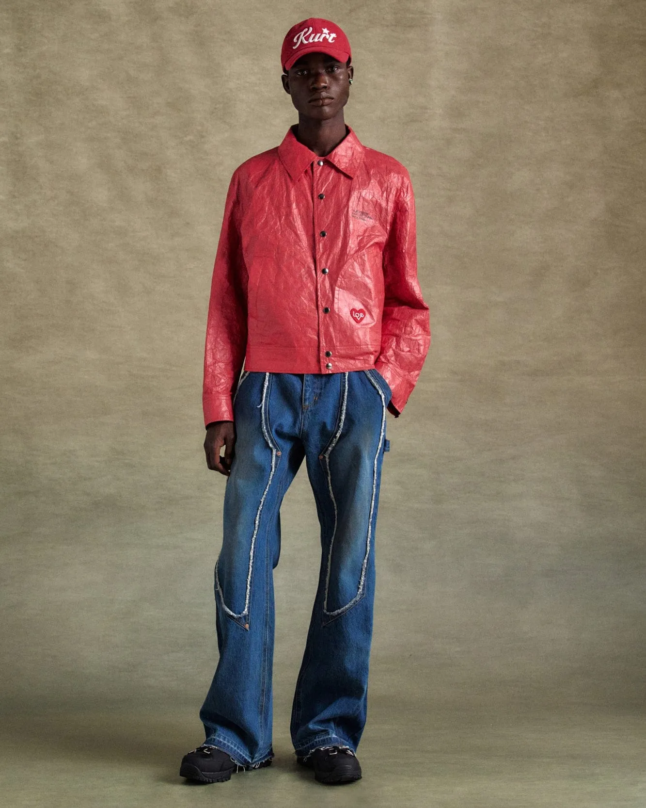 UNISEX KURT STAR CAP aaa440u(RED) sold by Andersson Bell product image thumbnail 4