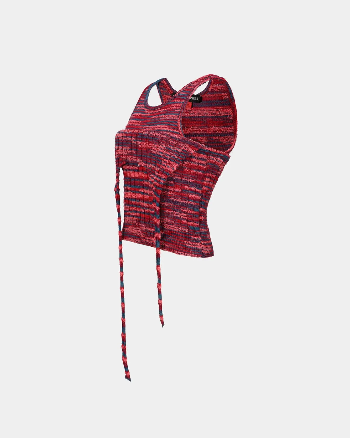 LAYERED KNIT TANK TOP atb1317w(RED) sold by Andersson Bell product image thumbnail 3