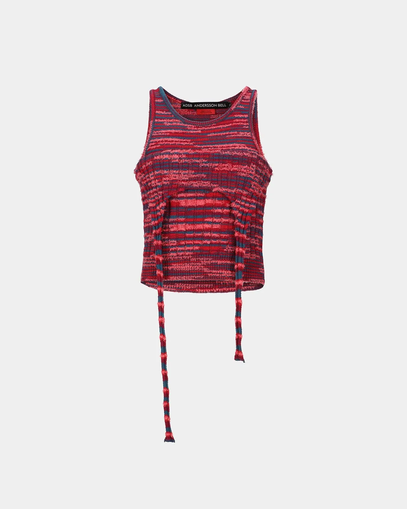 LAYERED KNIT TANK TOP atb1317w(RED) sold by Andersson Bell product image thumbnail 2