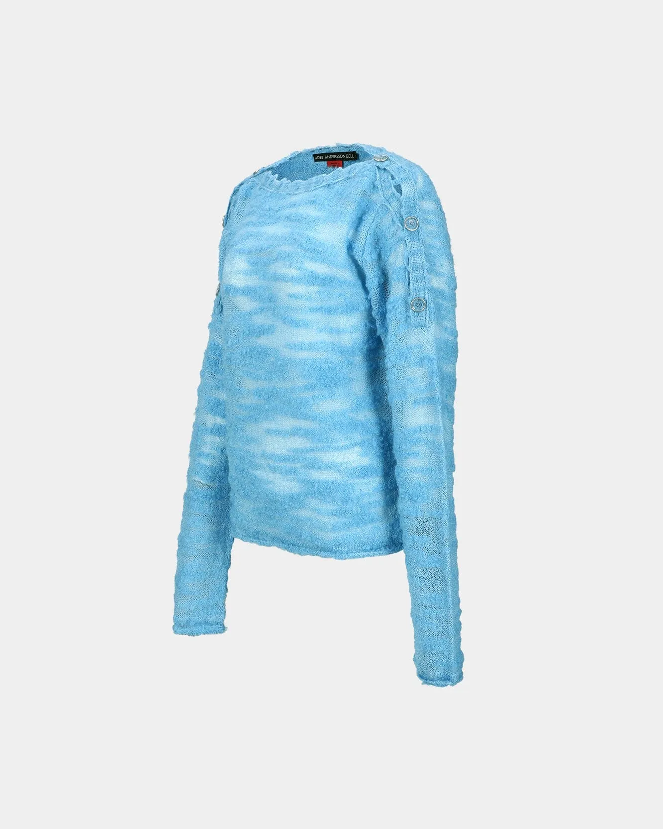 FIFI BUTTON PULLOVER KNIT atb1261w(BLUE) sold by Andersson Bell product image thumbnail 3