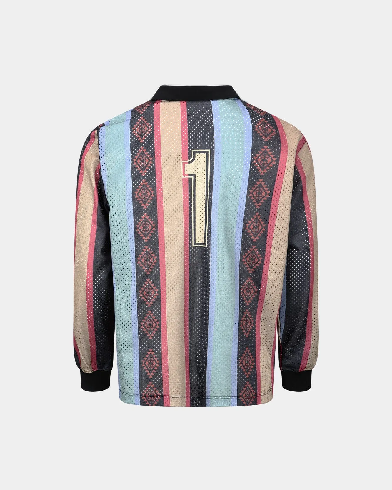 NAVAJO STRIPE L/S T-SHIRTS atb1297m(GREEN/YELLOW/BLACK) sold by Andersson Bell product image thumbnail 4