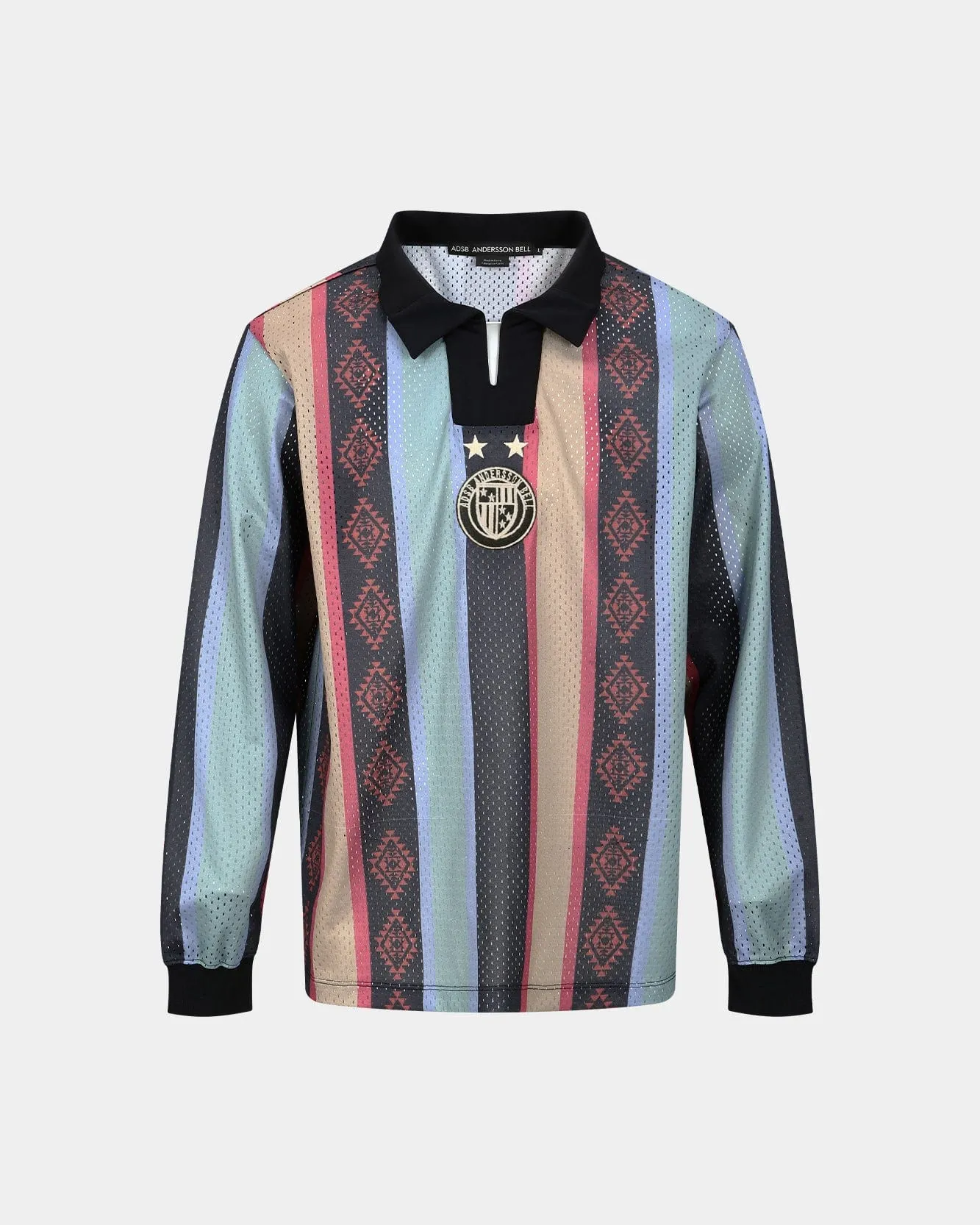 NAVAJO STRIPE L/S T-SHIRTS atb1297m(GREEN/YELLOW/BLACK) sold by Andersson Bell product image thumbnail 2