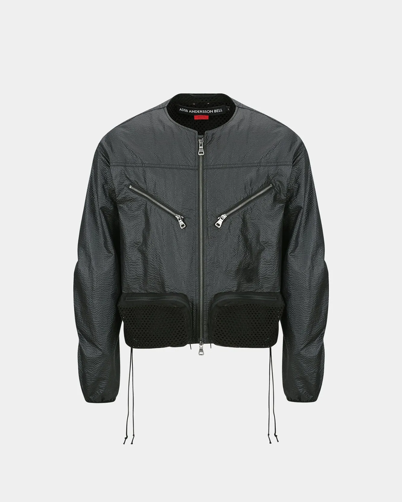 CONVEX COLLARLESS JACKET awa696m(BLACK) sold by Andersson Bell product image thumbnail 2