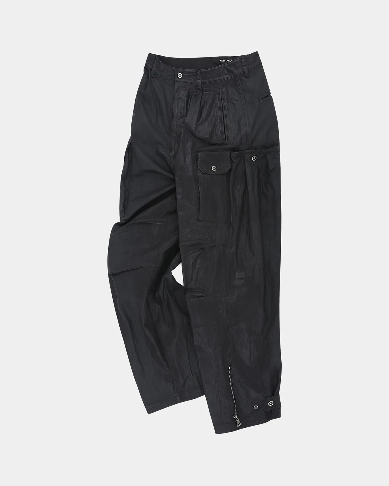 SOLINA COATED CARGO PANTS apa805m(BLACK) sold by Andersson Bell product image thumbnail 2