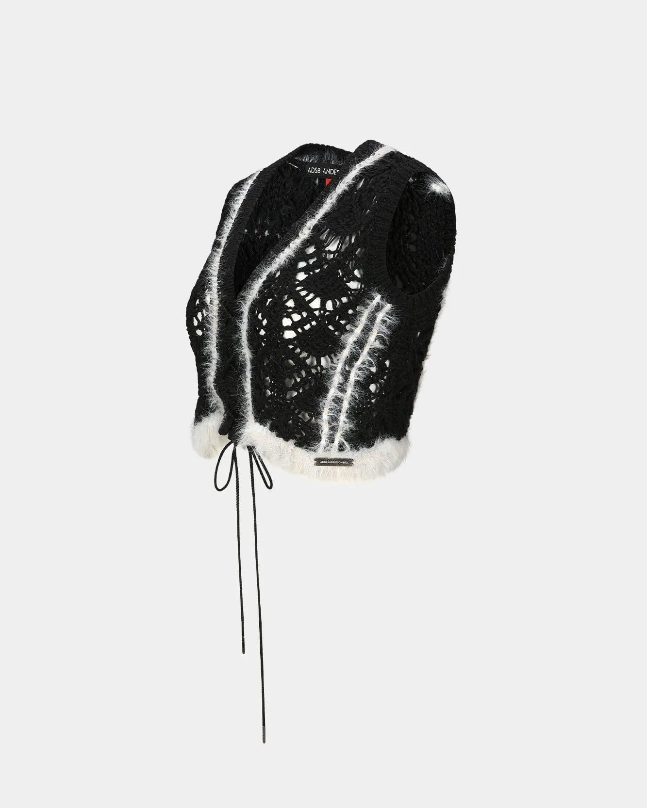 WESTERN LACE-UP KNIT VEST atb1318w(BLACK) sold by Andersson Bell product image thumbnail 3