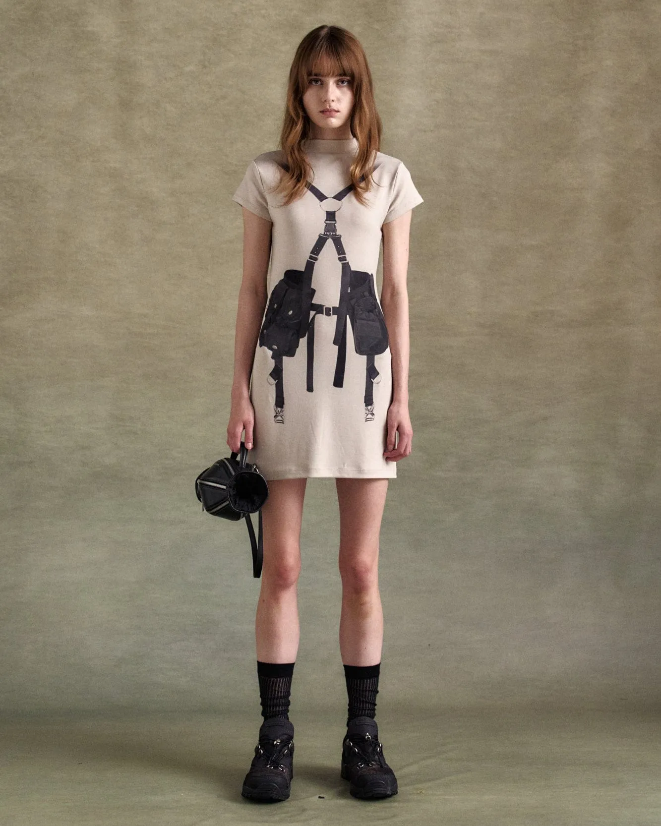 UTILITY VEST TROMPE LOEIL DRESS atb1309w(BEIGE) sold by Andersson Bell product image thumbnail 5