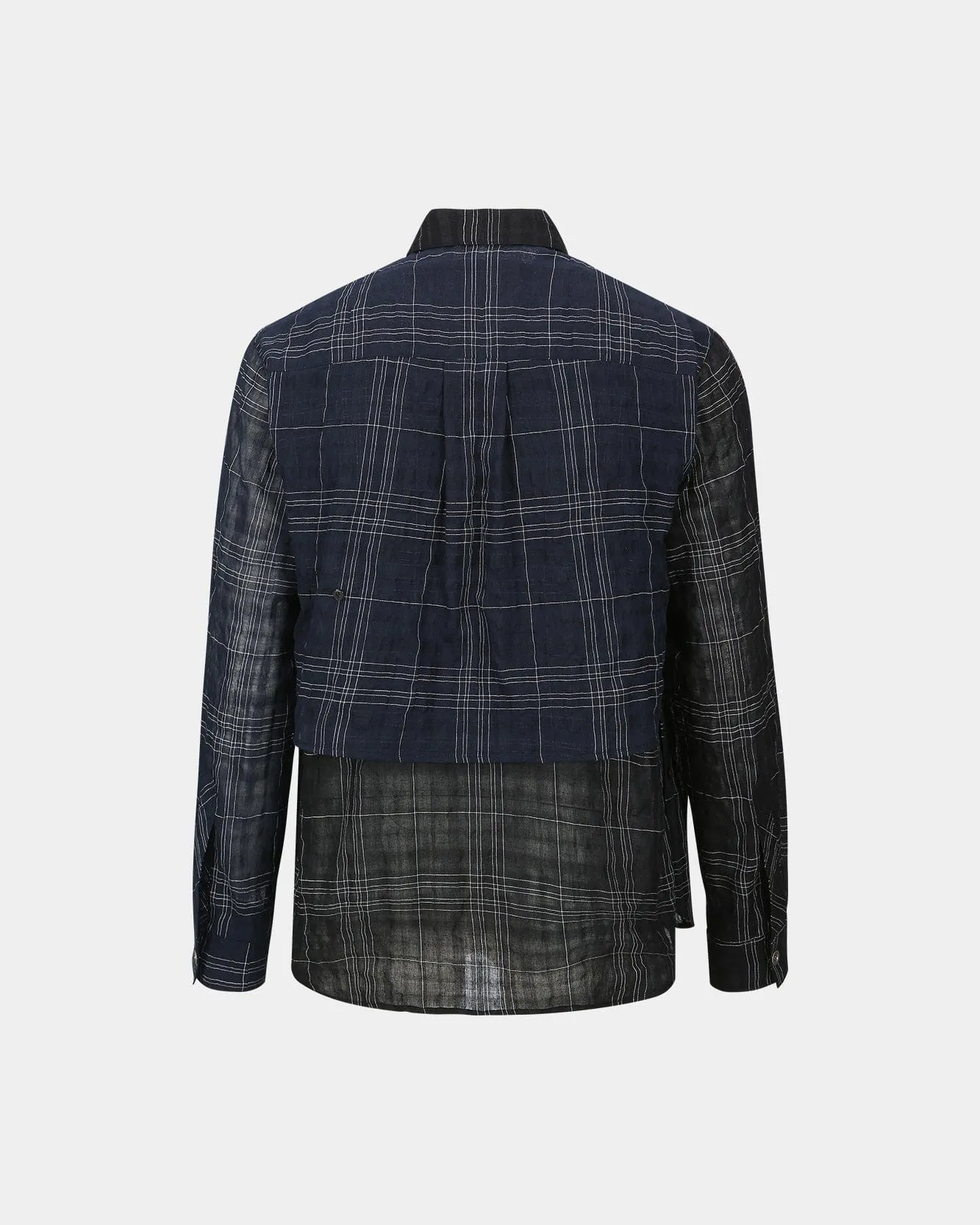 CHECK LAYERED SHIRTS atb1275m(BLACK) sold by Andersson Bell product image thumbnail 4