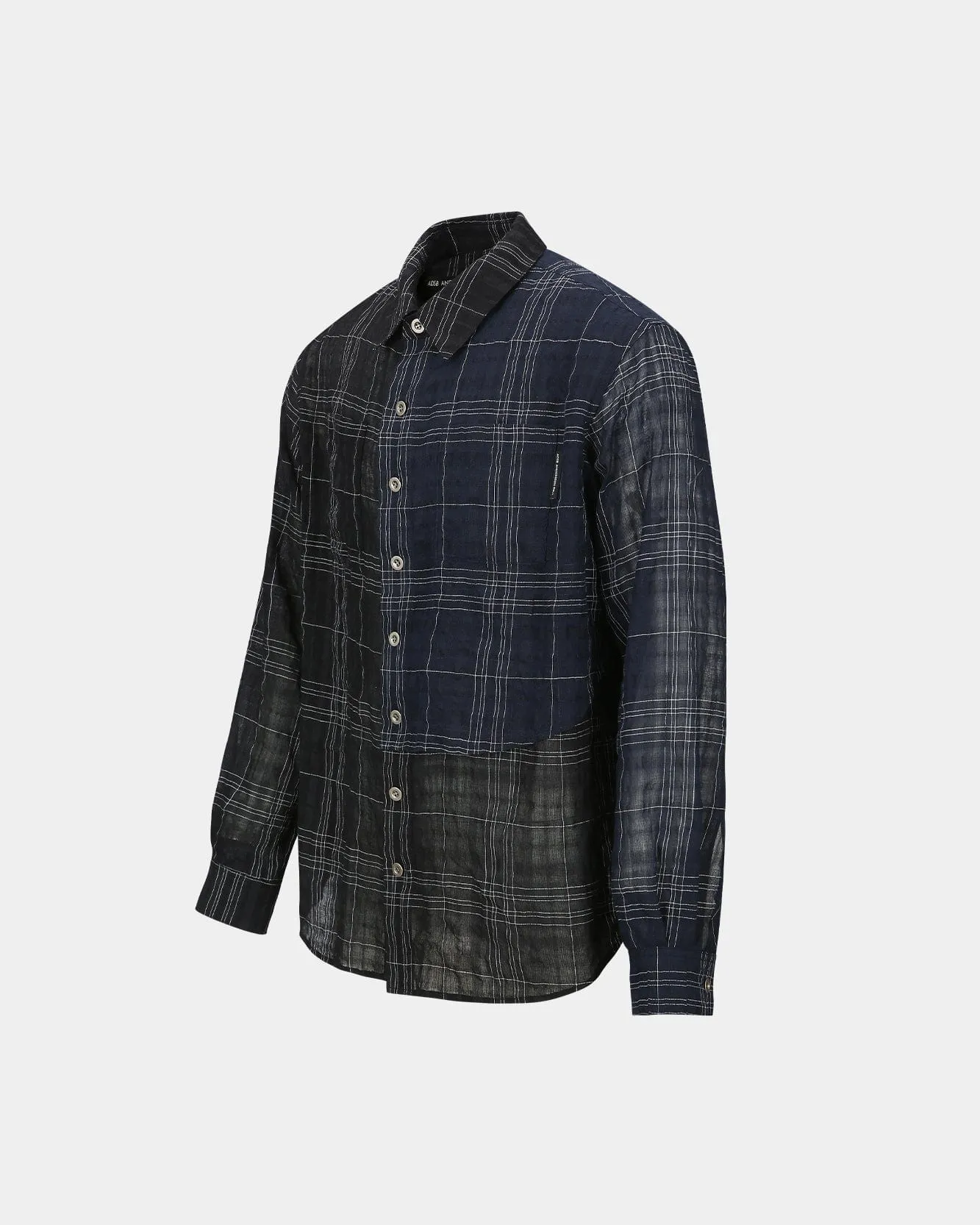 CHECK LAYERED SHIRTS atb1275m(BLACK) sold by Andersson Bell product image thumbnail 3