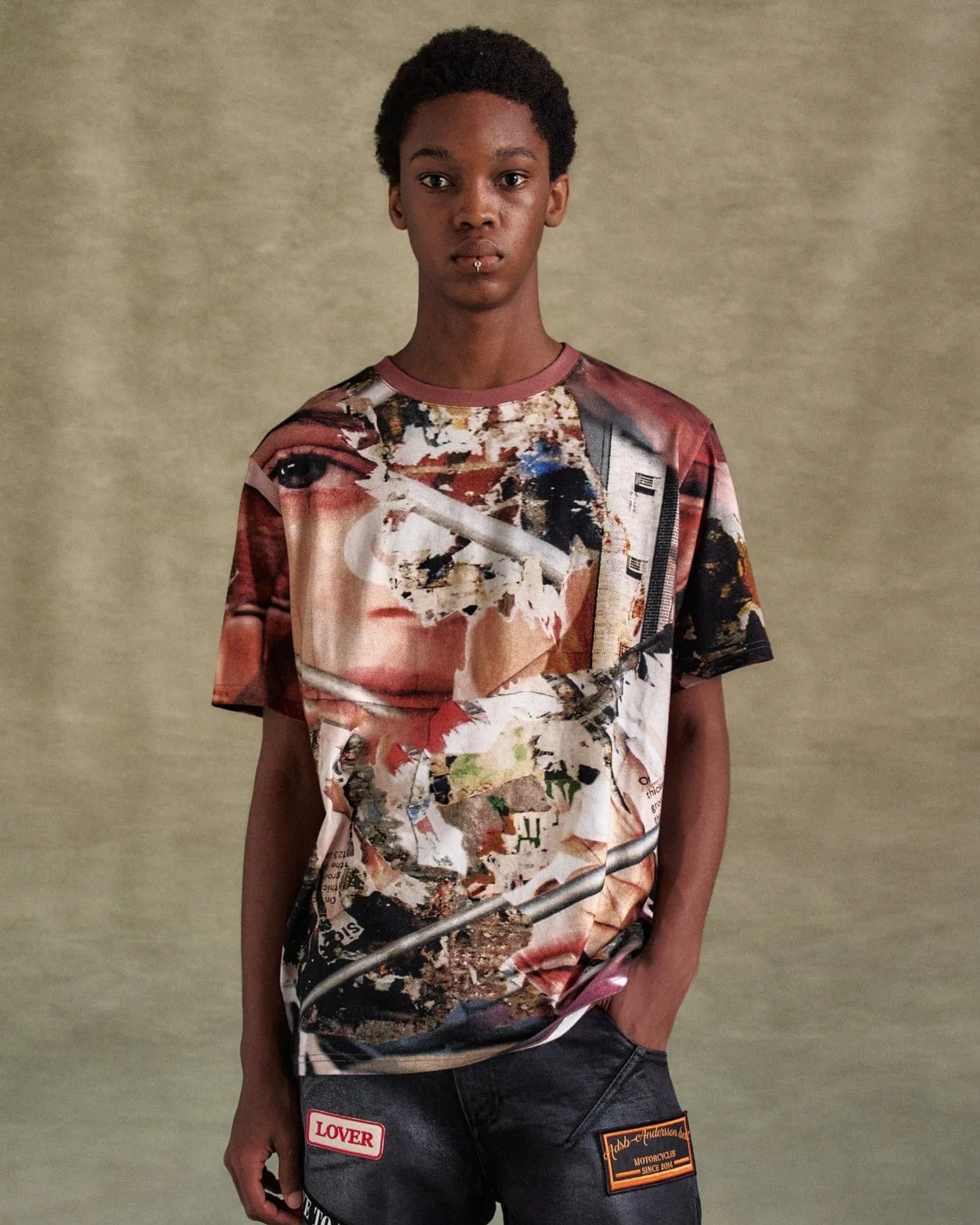 UNISEX FLIM ARCHIVE 25SS T-SHIRTS atb1291u(RED) sold by Andersson Bell