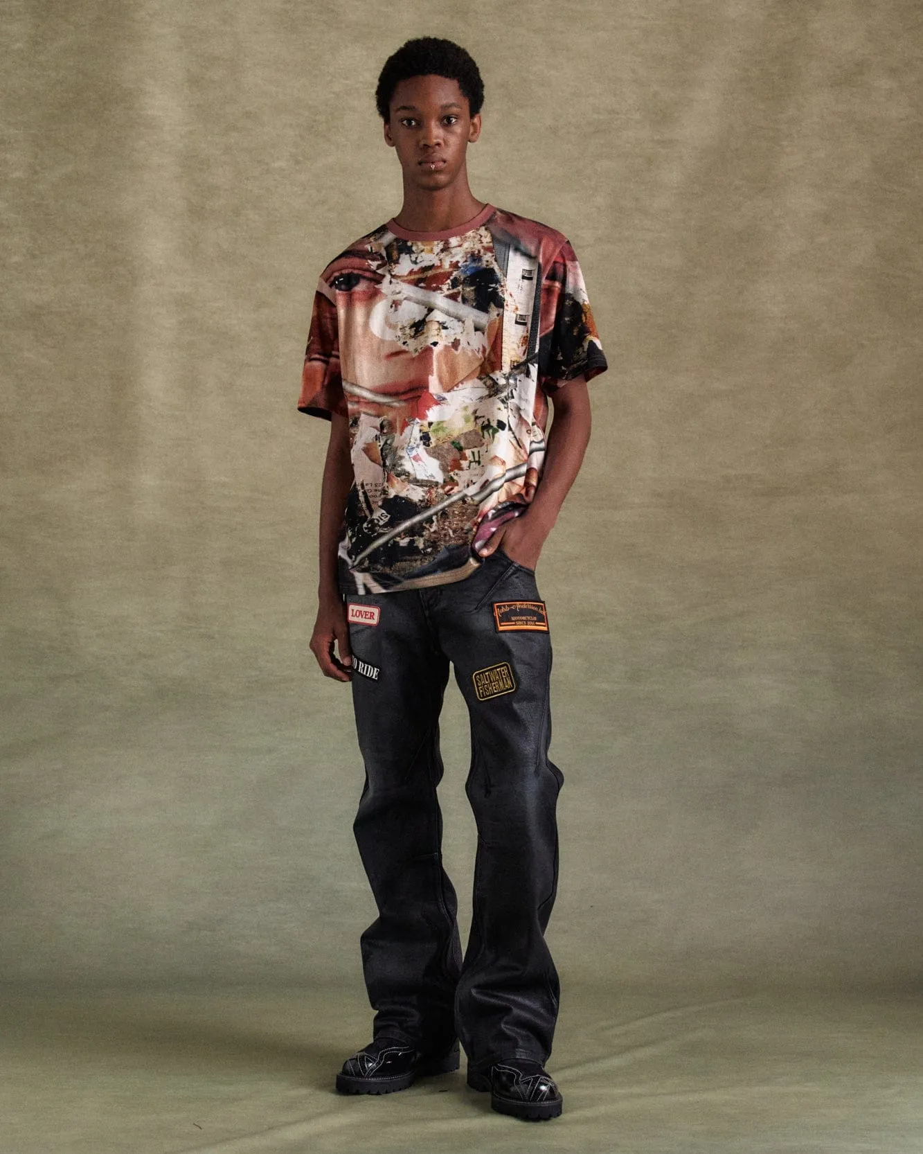 UNISEX FLIM ARCHIVE 25SS T-SHIRTS atb1291u(RED) sold by Andersson Bell product image thumbnail 5