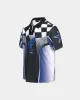 CHECKERBOARD RACING T-SHIRTS atb1298m(BLUE/BLACK) sold by Andersson Bell