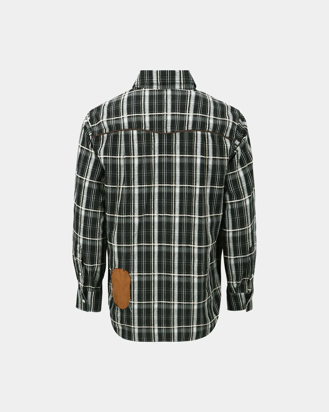 NOAH PATCH CHECK SHIRTS atb1238m(BLACK) sold by Andersson Bell product image thumbnail 4