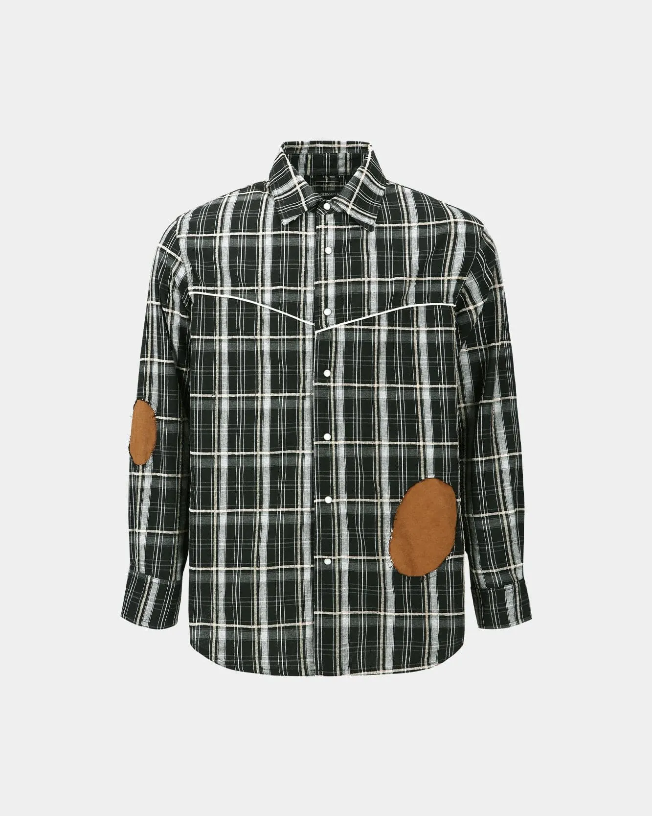 NOAH PATCH CHECK SHIRTS atb1238m(BLACK) sold by Andersson Bell product image thumbnail 2