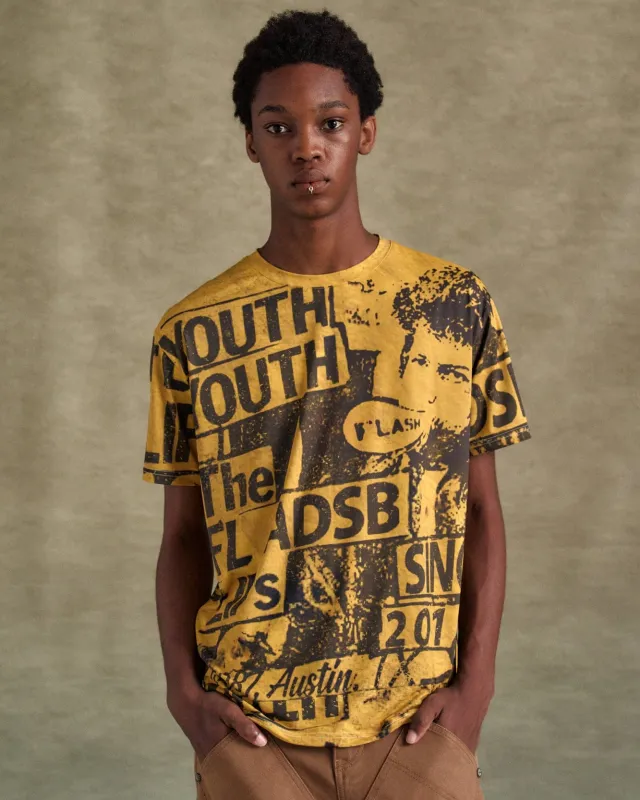 UNISEX MAGAZINE T-SHIRTS atb1292u(YELLOW) sold by Andersson Bell