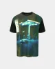 GAS STATION LOGO T-SHIRTS atb1289m(BLACK) sold by Andersson Bell