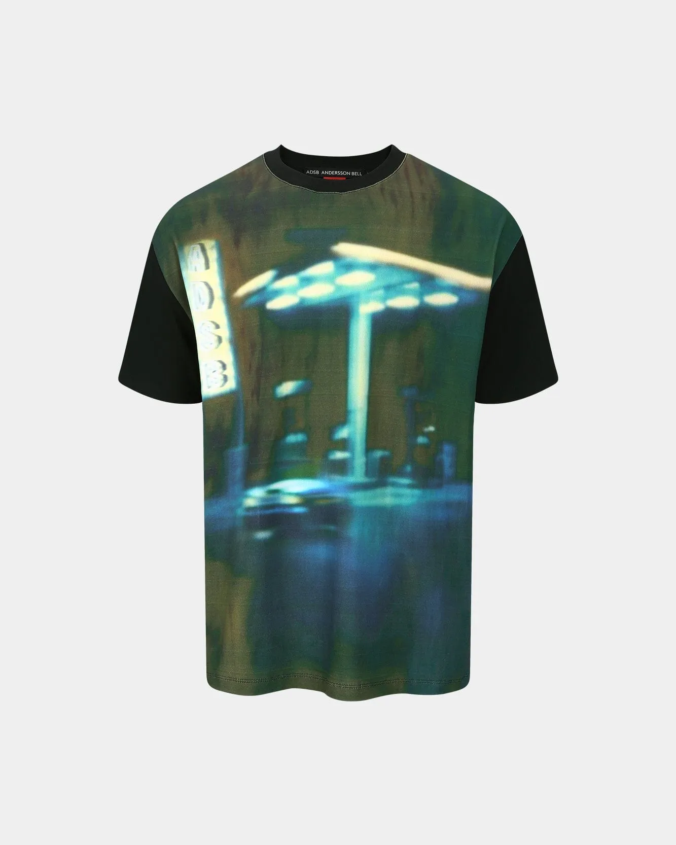 GAS STATION LOGO T-SHIRTS atb1289m(BLACK) sold by Andersson Bell product image thumbnail 2