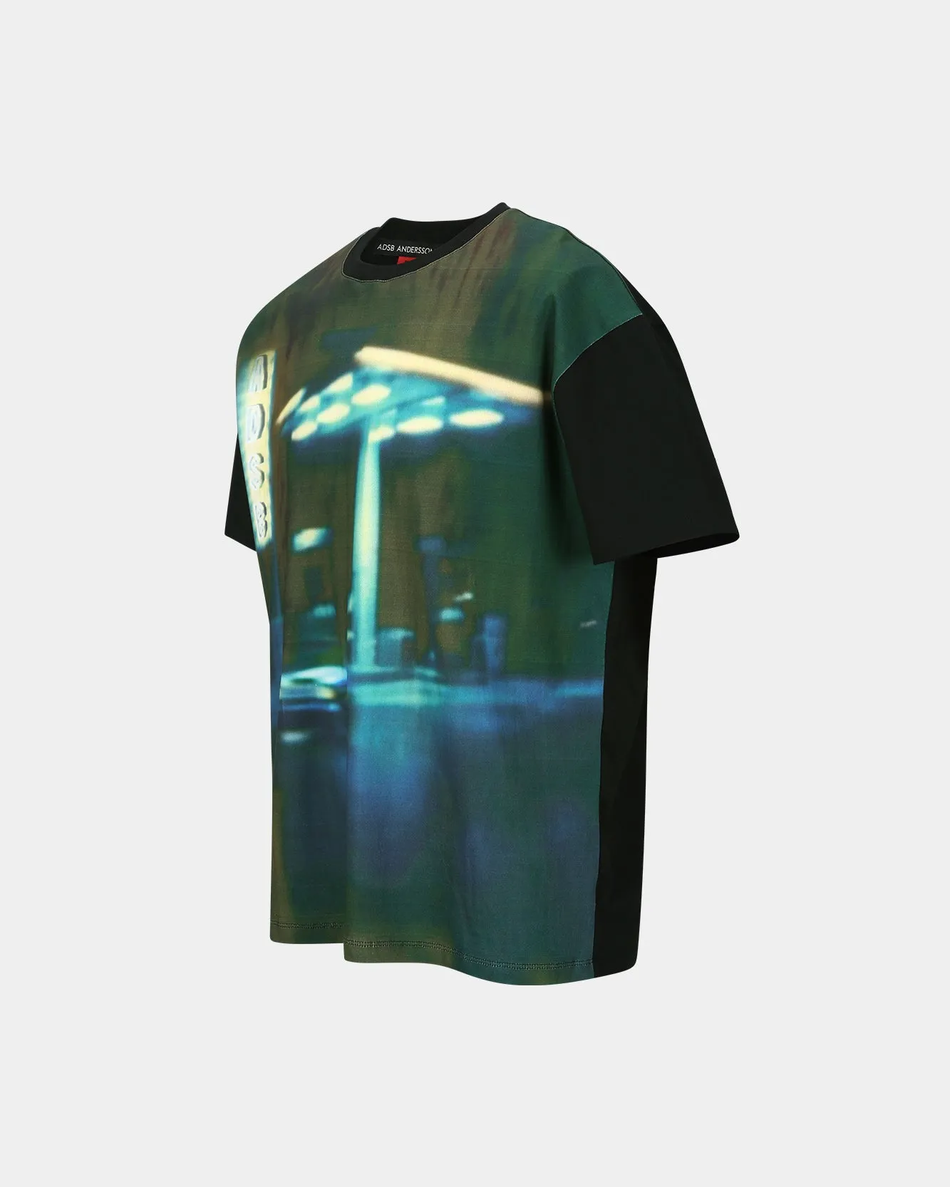 GAS STATION LOGO T-SHIRTS atb1289m(BLACK) sold by Andersson Bell product image thumbnail 3