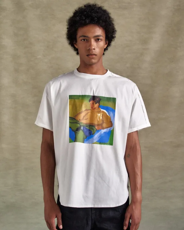 UNISEX VALLUM POPLIN T-SHIRTS atb1324u(WHITE) made by Andersson Bell