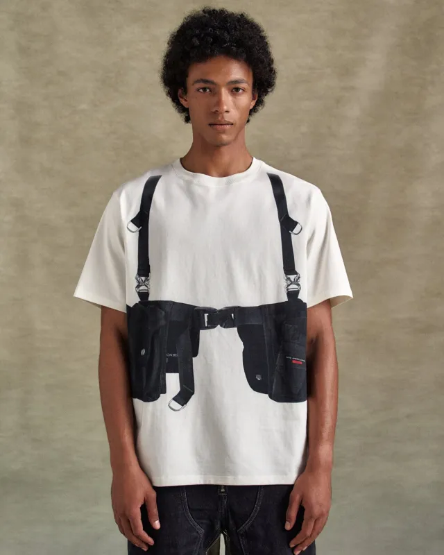 UNISEX UTILITY VEST TROMPE LOEIL T-SHIRTS atb1293u(WHITE) sold by Andersson Bell