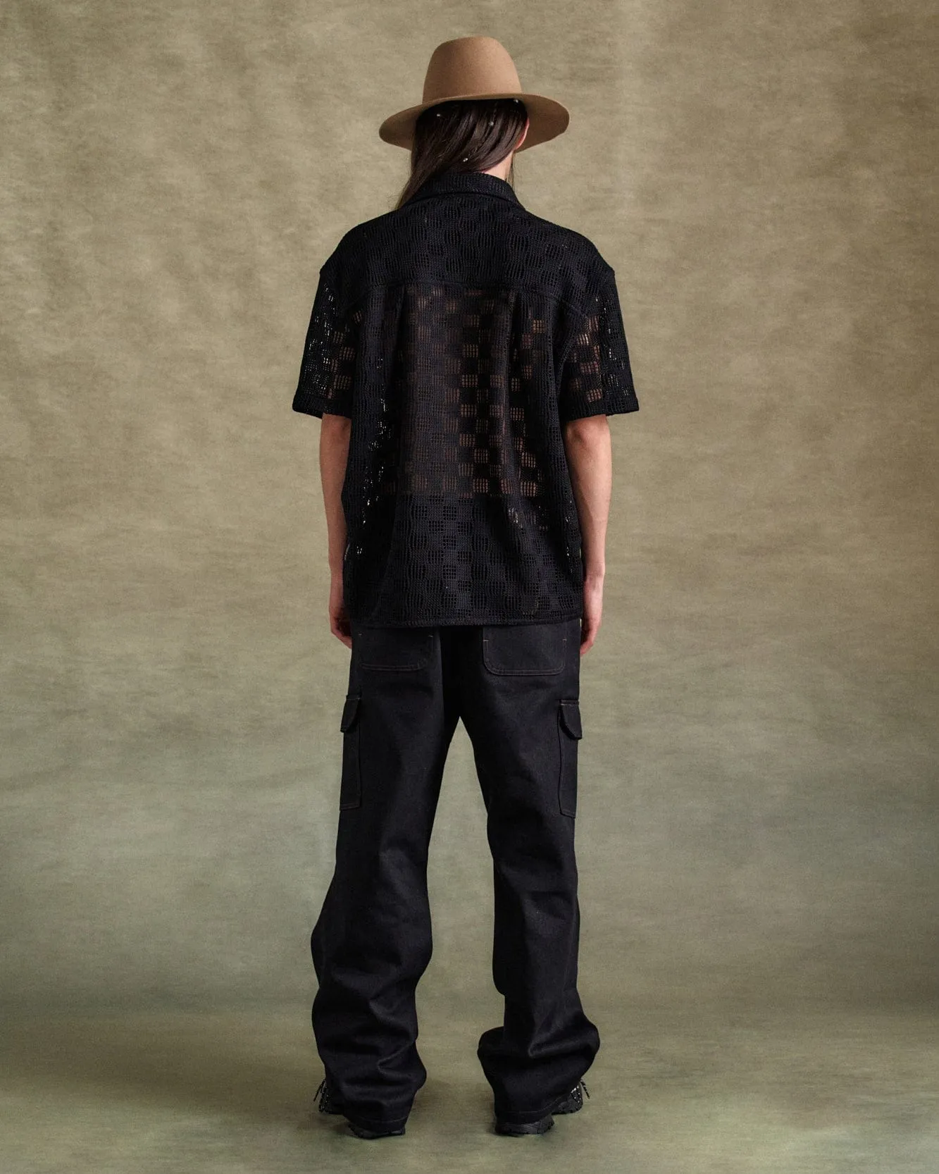 LETTO KNITTED SHIRTS atb1234m(BLACK) sold by Andersson Bell product image thumbnail 5
