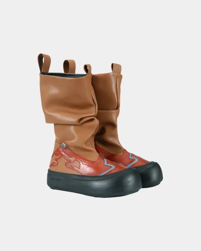 YUME YUME X ADSB ANDERSSON BELL FISHERMAN BOOT LOW aaa508u(WESTERN BROWN) sold by Andersson Bell