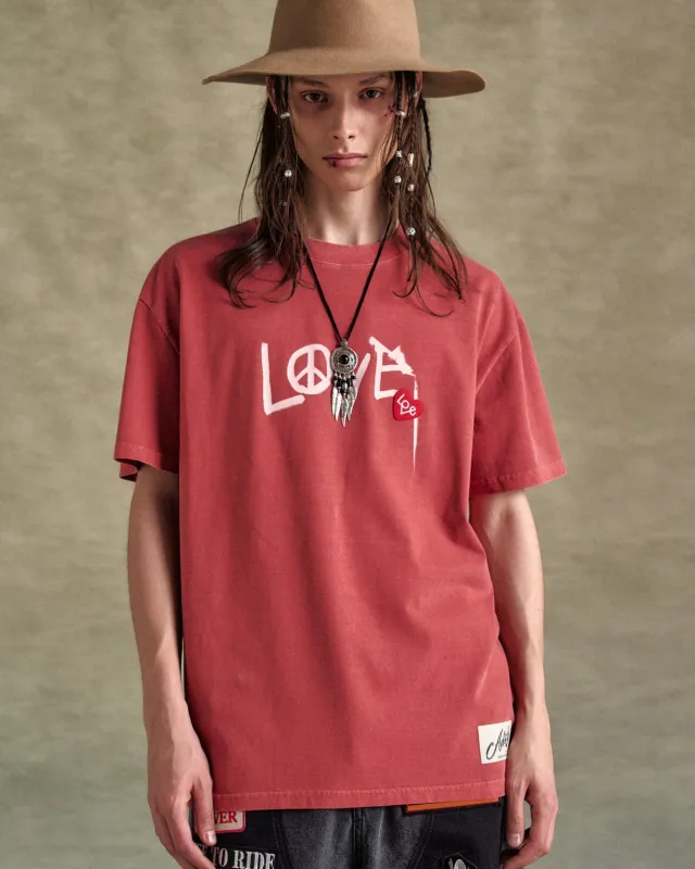 UNISEX LOVE T-SHIRT atb1252u(RED) sold by Andersson Bell