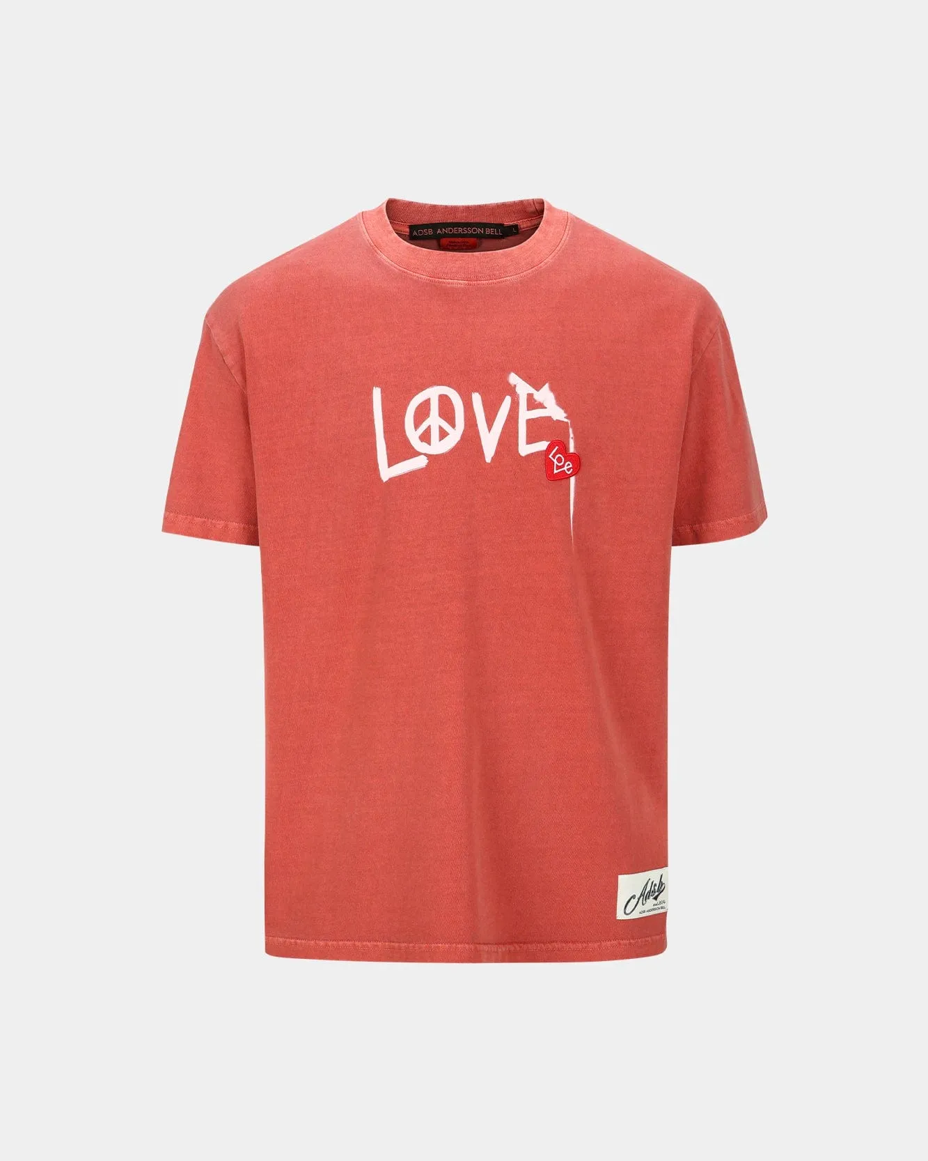 UNISEX LOVE T-SHIRT atb1252u(RED) sold by Andersson Bell product image thumbnail 2