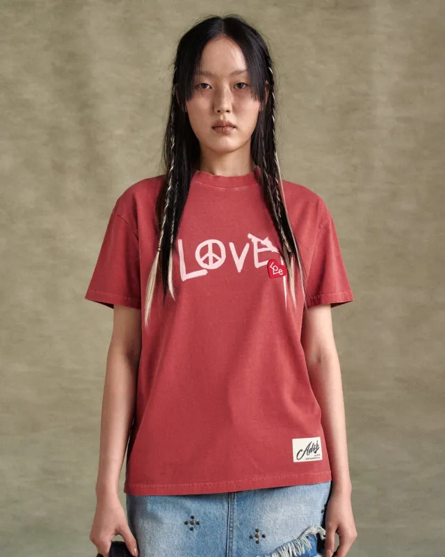 UNISEX LOVE T-SHIRT atb1252u(RED) sold by Andersson Bell