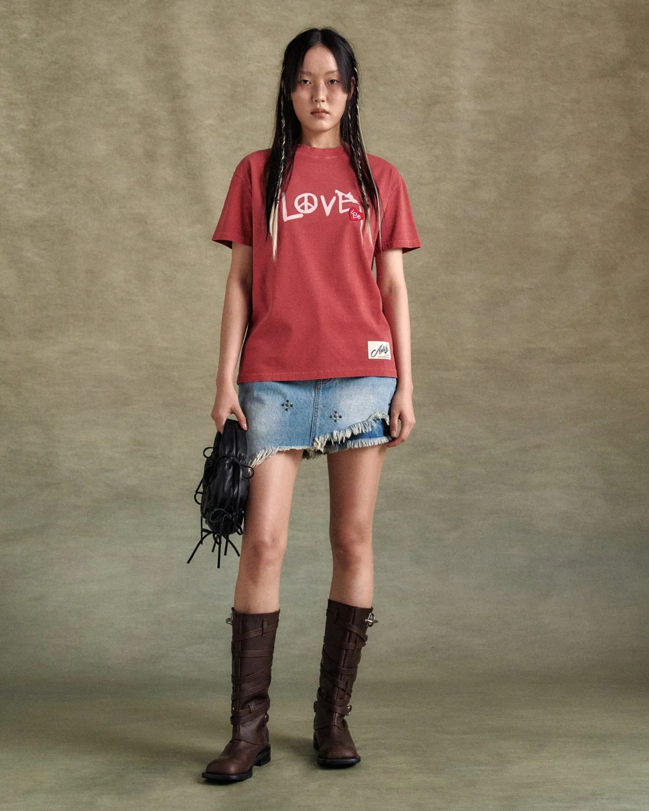 UNISEX LOVE T-SHIRT atb1252u(RED) sold by Andersson Bell product image thumbnail 5