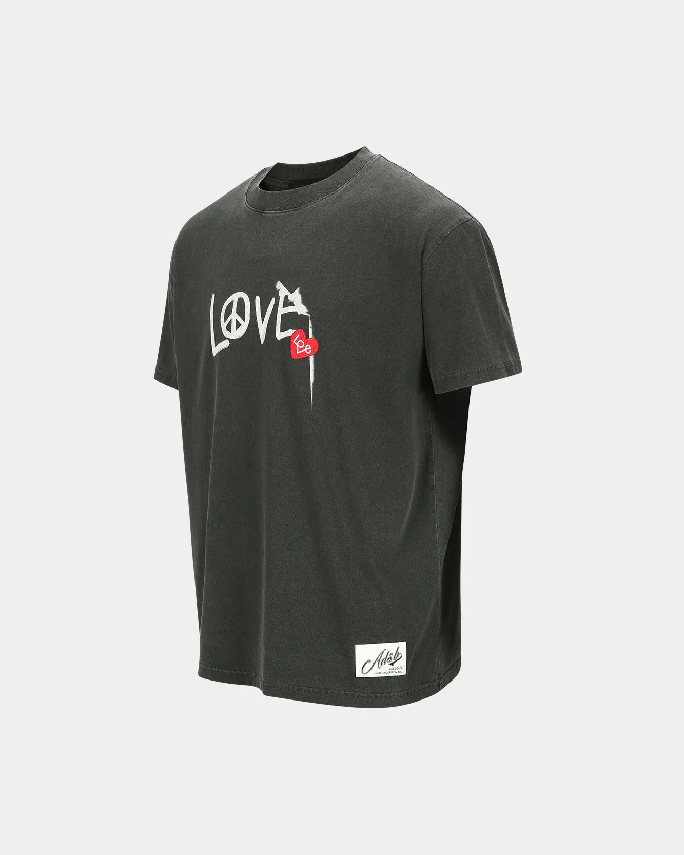 UNISEX LOVE T-SHIRT atb1252u(CHARCOAL) sold by Andersson Bell product image thumbnail 3