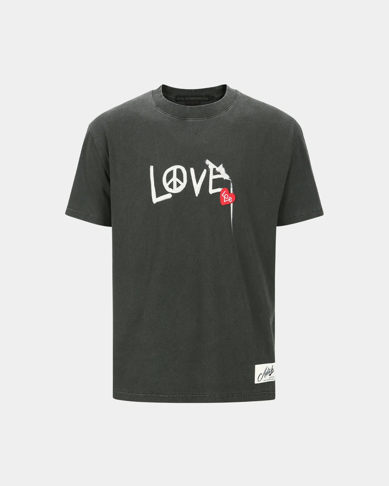 UNISEX LOVE T-SHIRT atb1252u(CHARCOAL) sold by Andersson Bell product image thumbnail 2