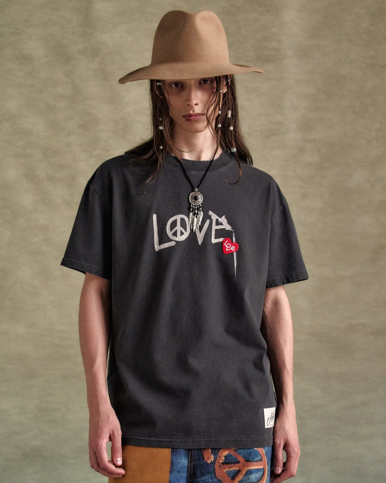 UNISEX LOVE T-SHIRT atb1252u(CHARCOAL) sold by Andersson Bell