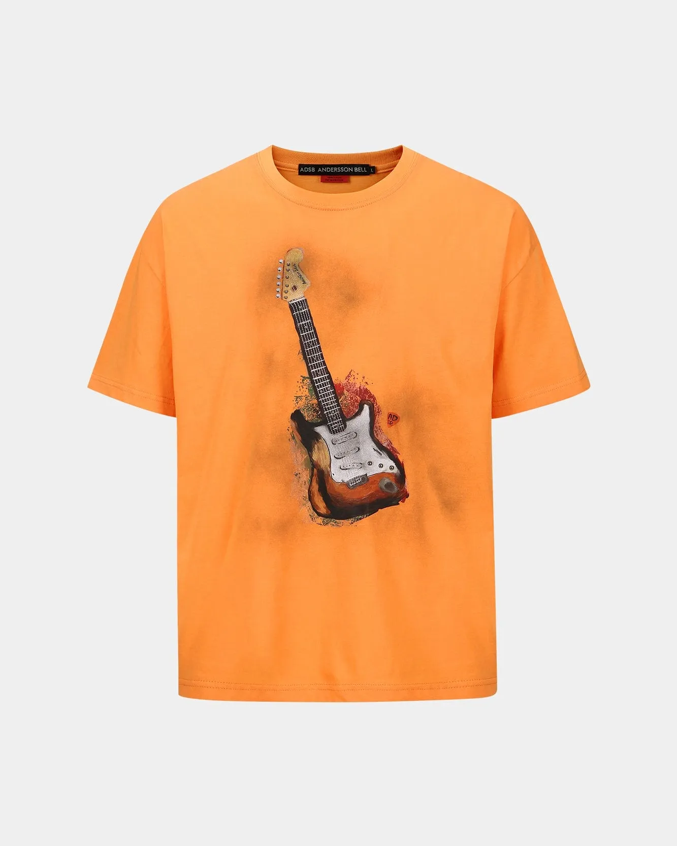 UNISEX GUITAR T-SHIRT atb1250u(ORANGE) sold by Andersson Bell product image thumbnail 2